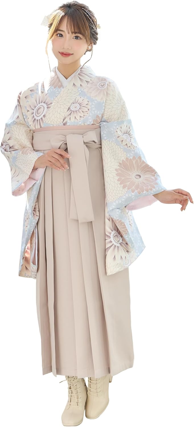 3点セット RiraMacherie] リラマシェリ 袴 3点セット 小学生 大学生 レディース